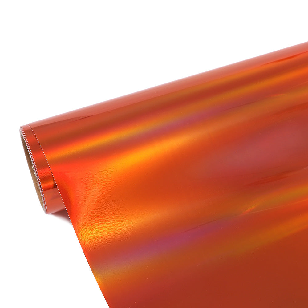 Orange Creamsicle Holographic Vinyl