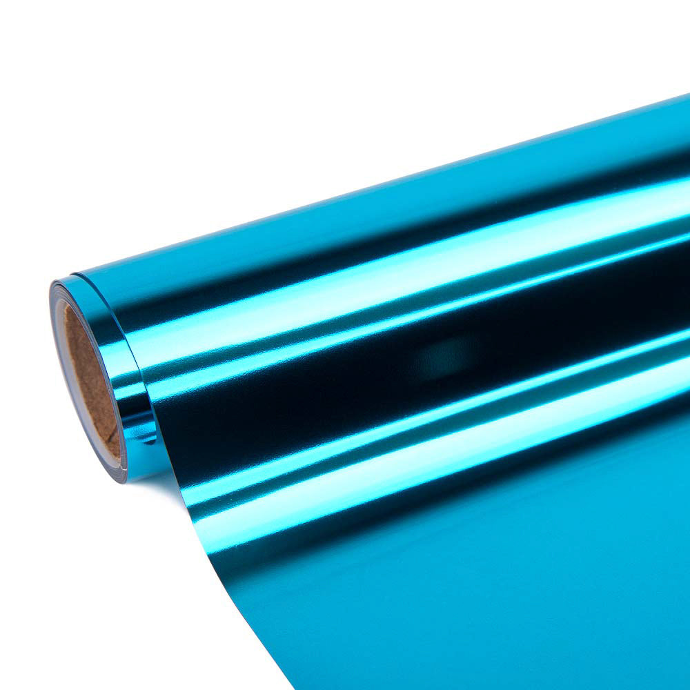 Teal Petals Metallic HTV Vinyl