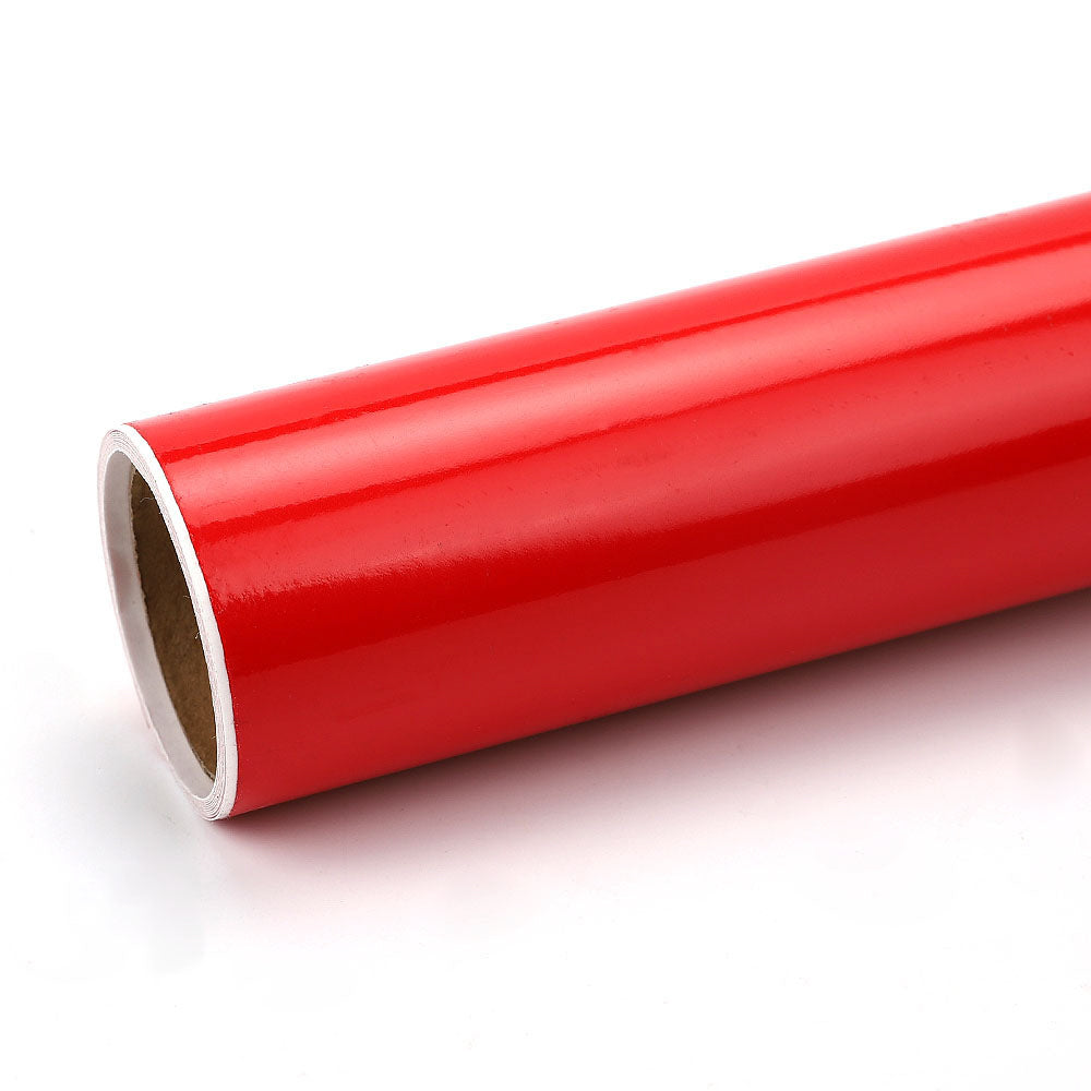 Bold Red Glossy Vinyl