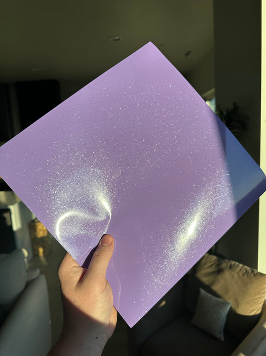 12 X 12 Purple Winds Glitter Vinyl